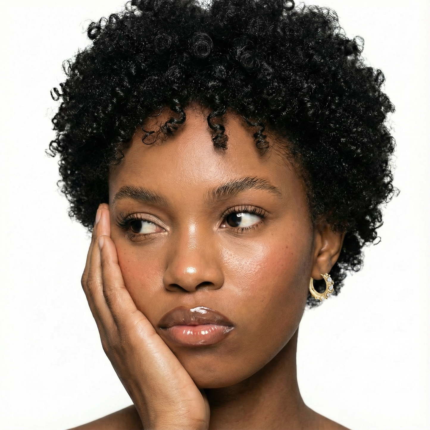 Gold Chelsie Hoops