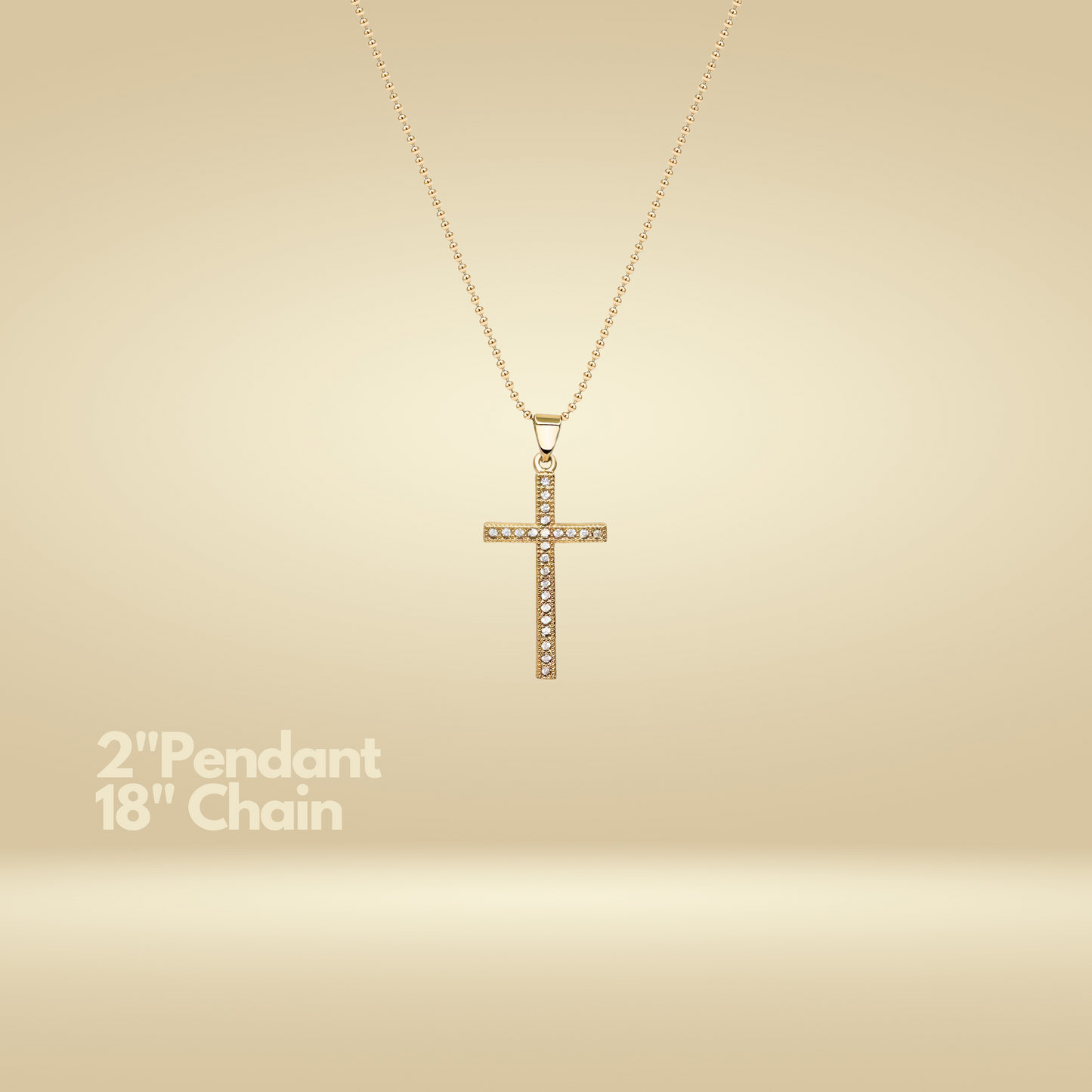 14k Gold Plated Cross Necklace with Sparkling Zirconia| Faith Jewelry| Cross Pendant Women Necklace